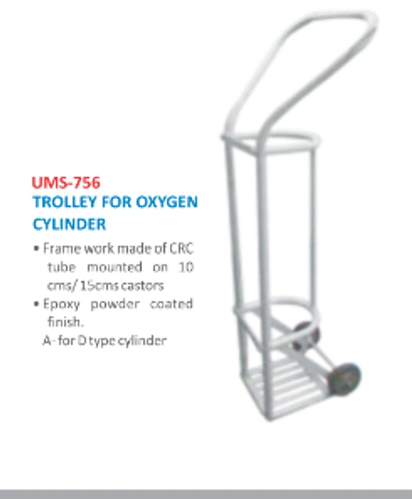 Unisearch Medicak Oxygen Cylinder Trolley